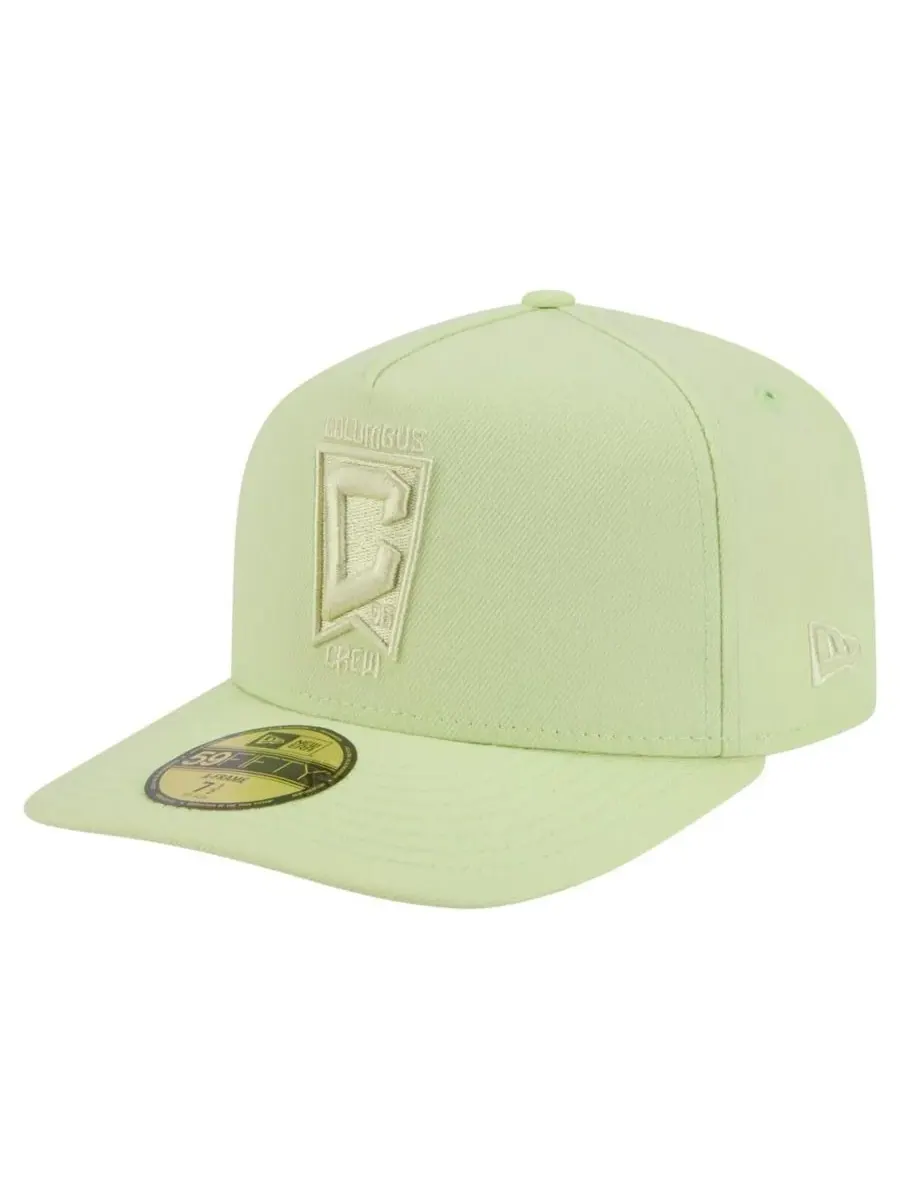 New Era Мужская зеленая кепка Columbus Crew Color Pack A-Frame 59FIFTY Fitted Hat