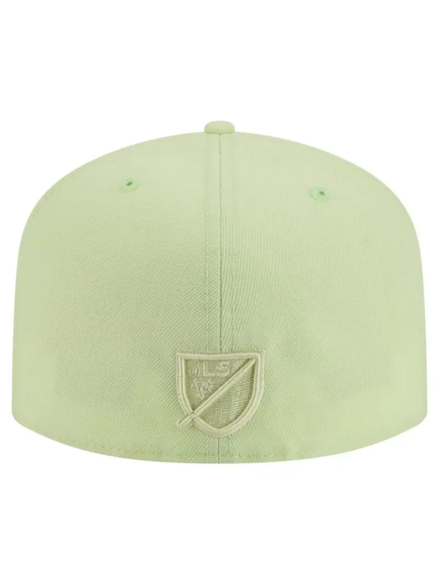New Era Мужская зеленая кепка Columbus Crew Color Pack A-Frame 59FIFTY Fitted Hat — изображение 4 из 5, зеленый