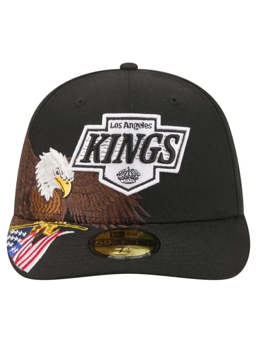 Бейсболка New Era Freedom Pre-Curved 59FIFTY Fitted — изображение 2 из 5, черный