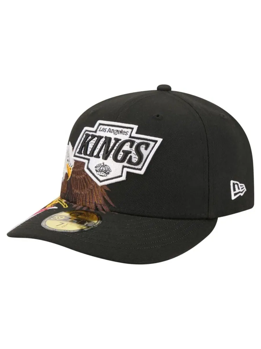 Бейсболка New Era Freedom Pre-Curved 59FIFTY Fitted — изображение 3 из 5, черный