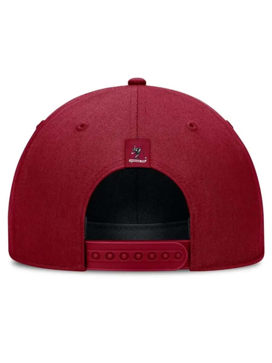 Кепка Nike Alabama Crimson Tide 2026 Basketball Refresh 5-Panel Rope Rise — изображение 4 из 4, красный