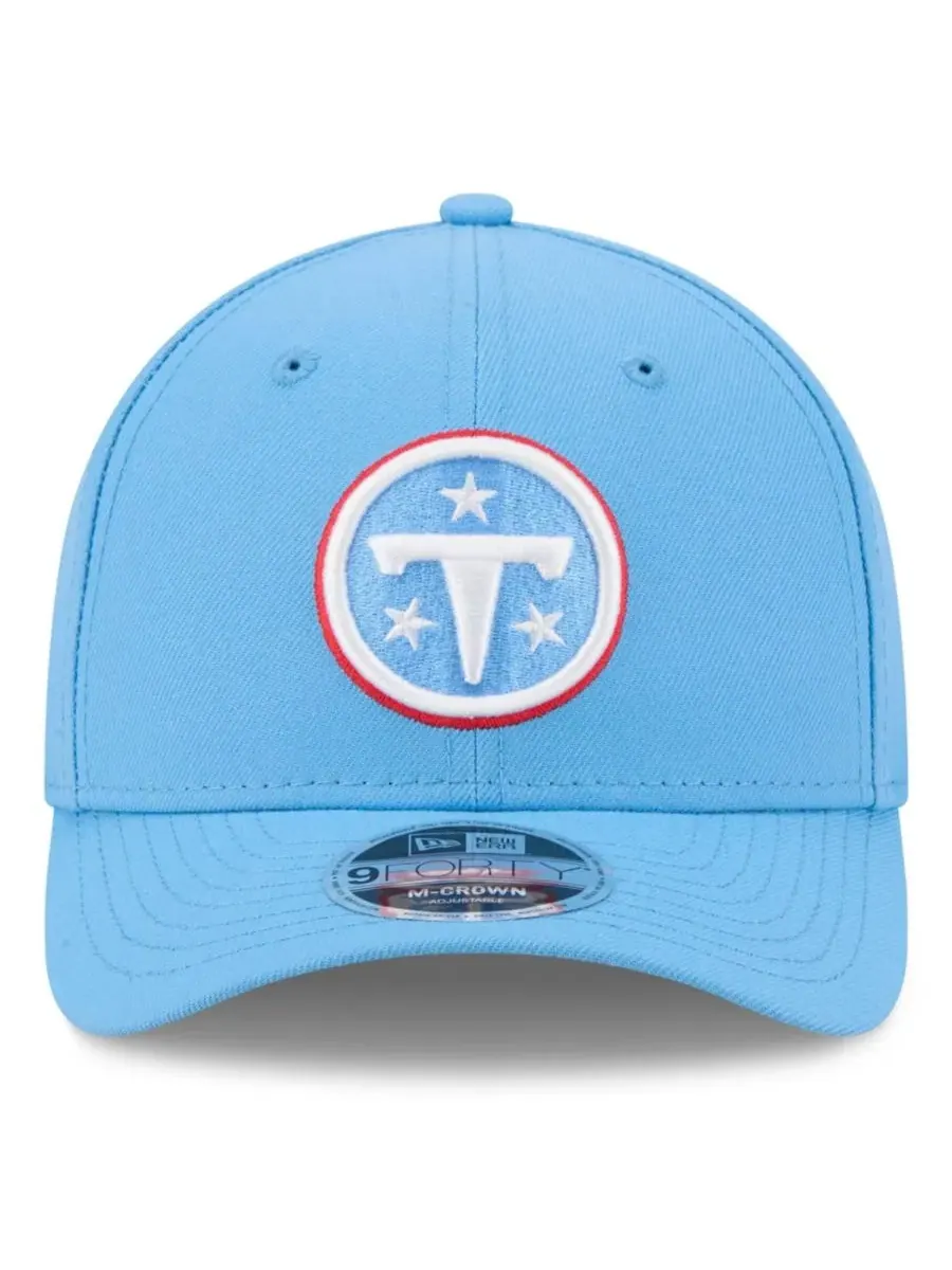 Кепка с вышивкой Tennessee Titans 9FORTY New Era — изображение 2 из 5, светлый синий