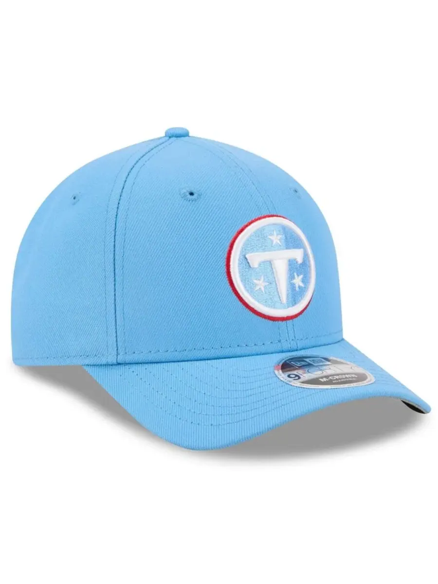 Кепка с вышивкой Tennessee Titans 9FORTY New Era — изображение 3 из 5, светлый синий