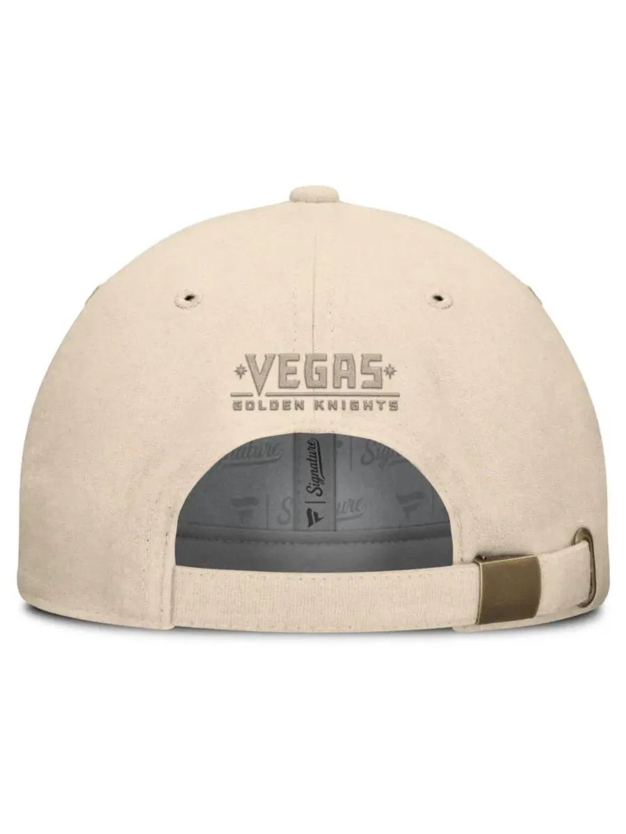 Кепка из хлопка с вышивкой Vegas Golden Knights Front Office Fanatics — изображение 4 из 4, бежевый
