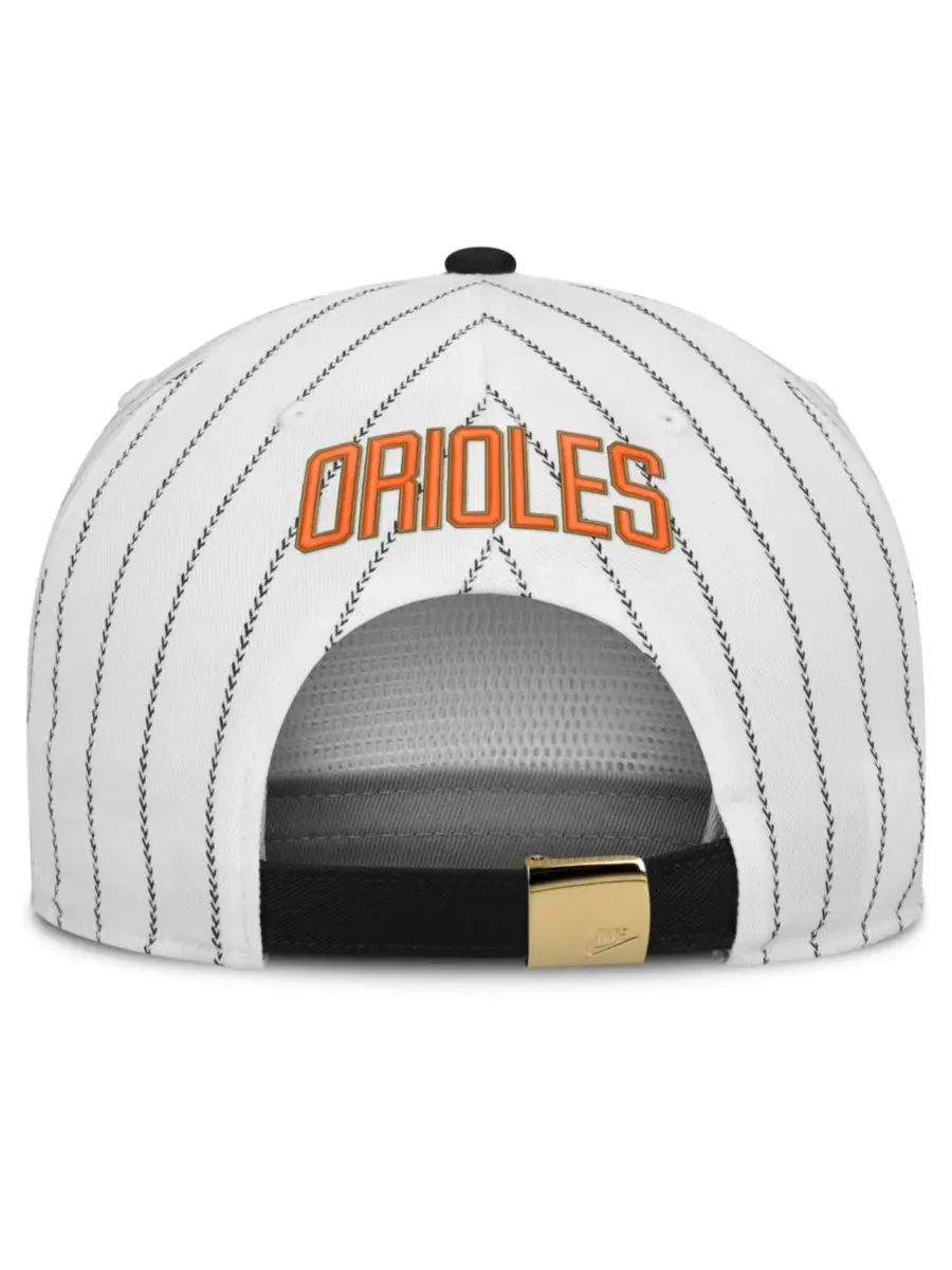 Кепка Nike Baltimore Orioles Cooperstown Collection Pro — изображение 4 из 4, белый черный