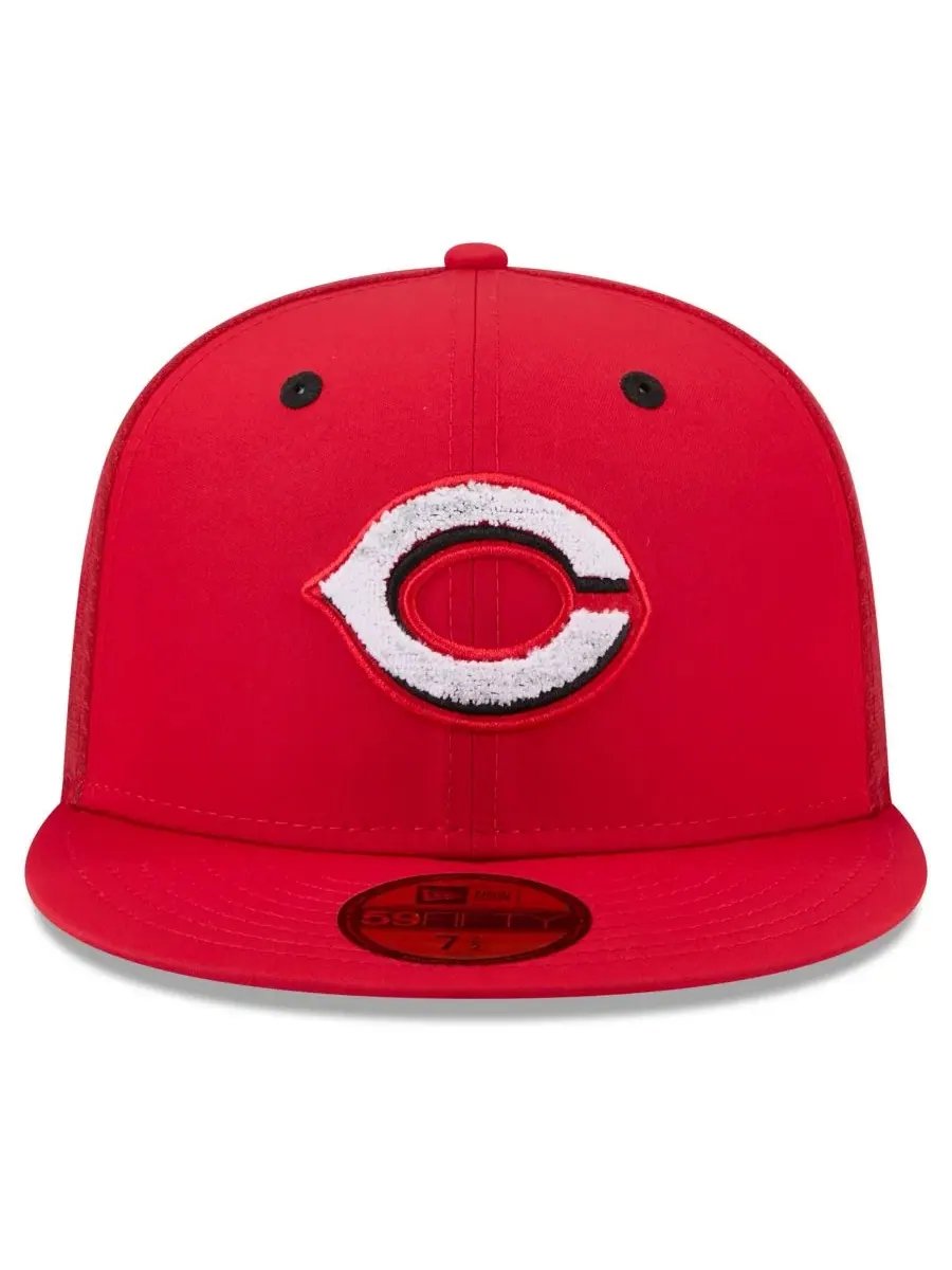 Кепка 59FIFTY с вышивкой Cincinnati Reds New Era — изображение 2 из 5, красный