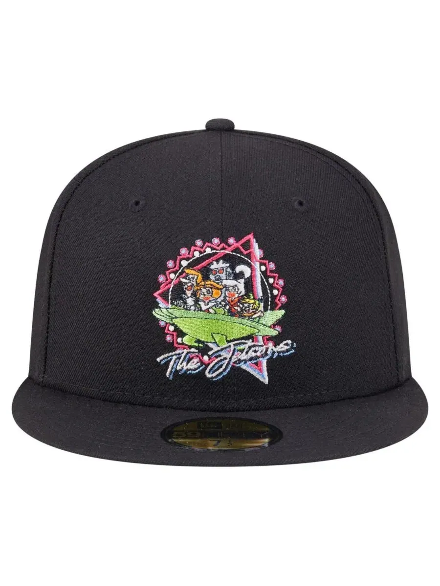 New Era Мужская черная кепка The Jetsons Color Pack 59FIFTY — изображение 2 из 4, черный