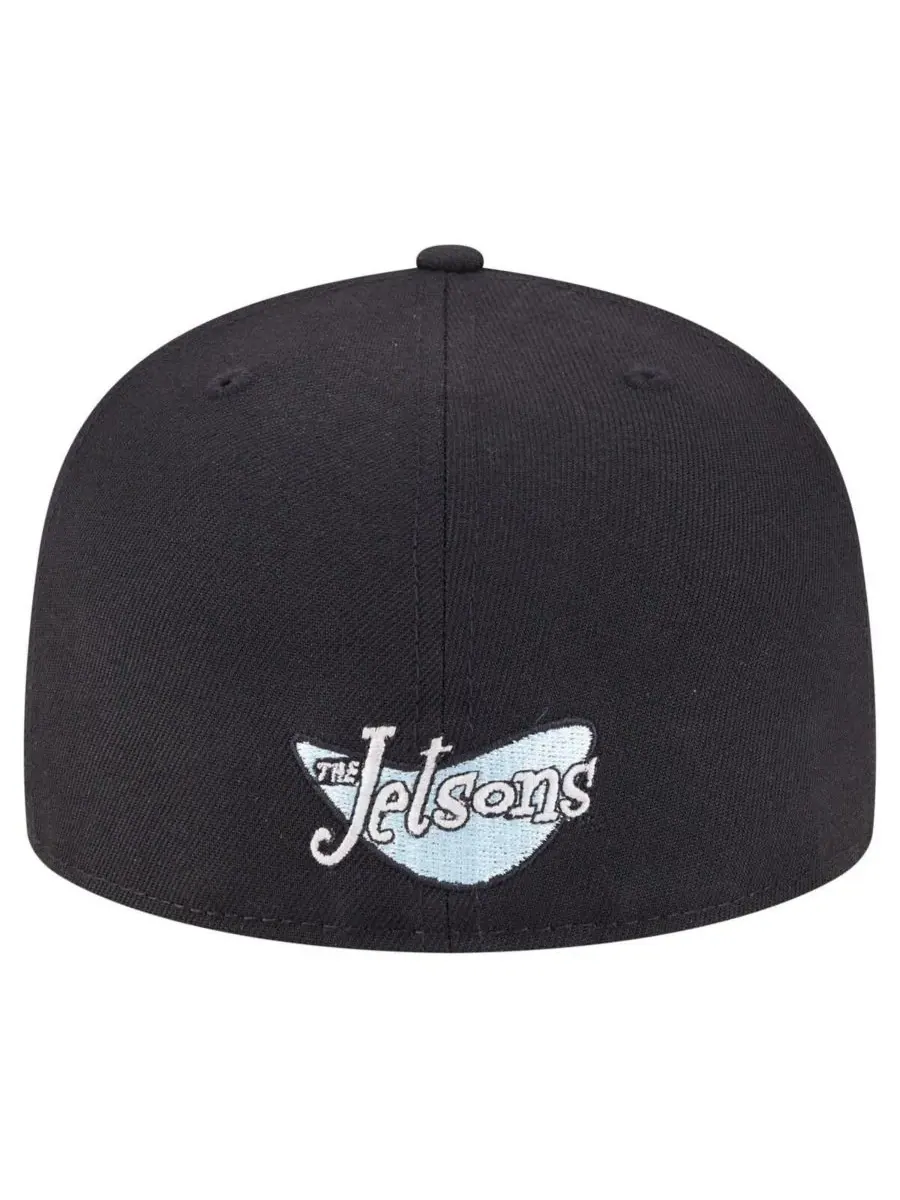 New Era Мужская черная кепка The Jetsons Color Pack 59FIFTY — изображение 4 из 4, черный