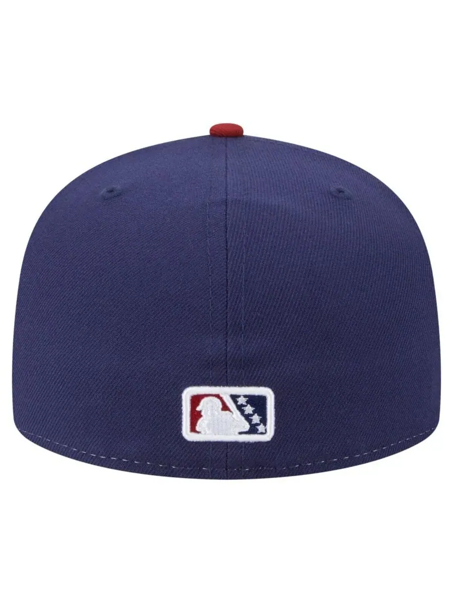 New Era Мужская бело-красная кепка Round Rock Express Authentic Collection 59FIFTY Fitted Hat — изображение 4 из 4