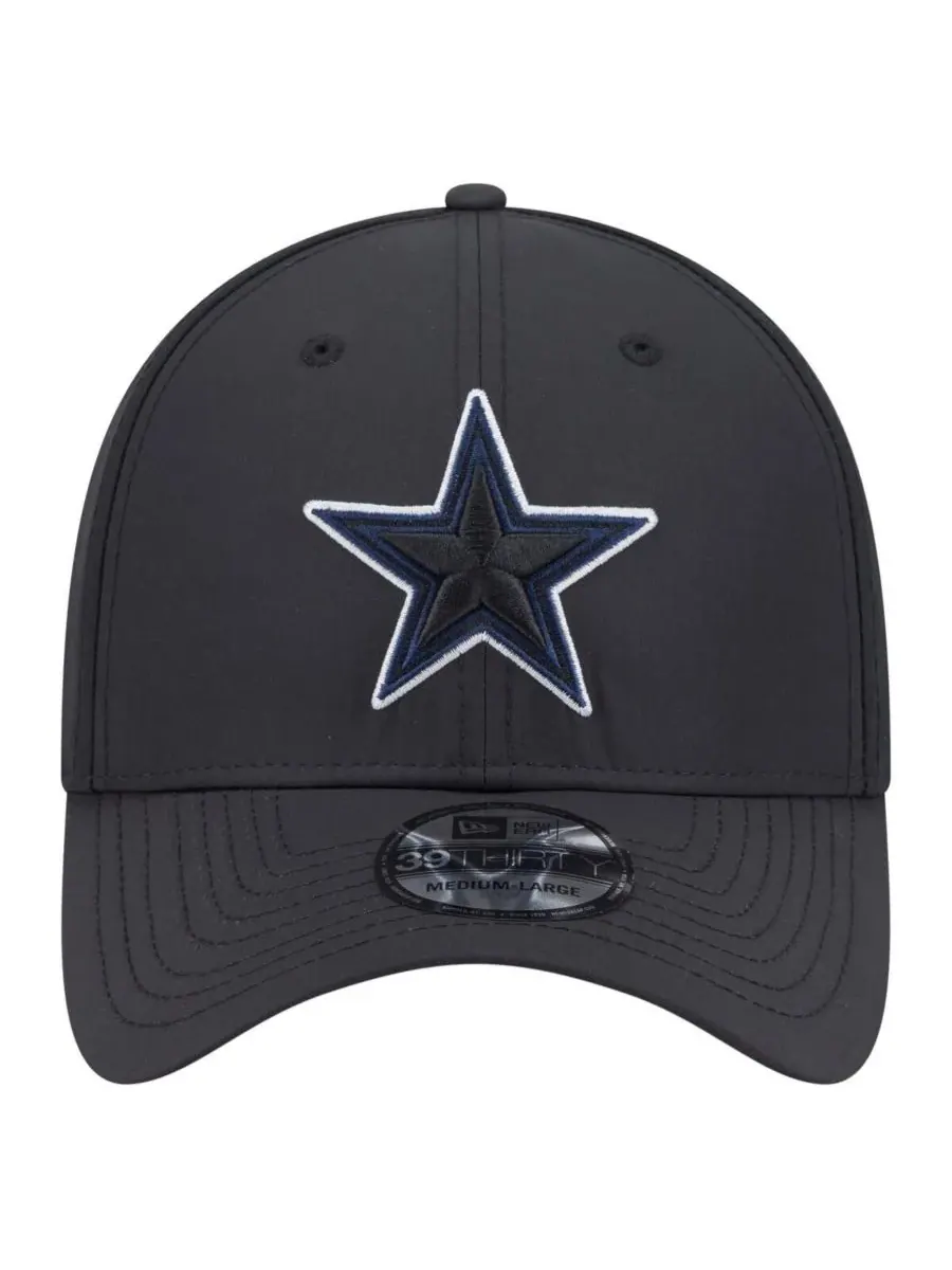 New Era Мужская черная кепка Dallas Cowboys 39THIRTY Flex — изображение 4 из 4, черный