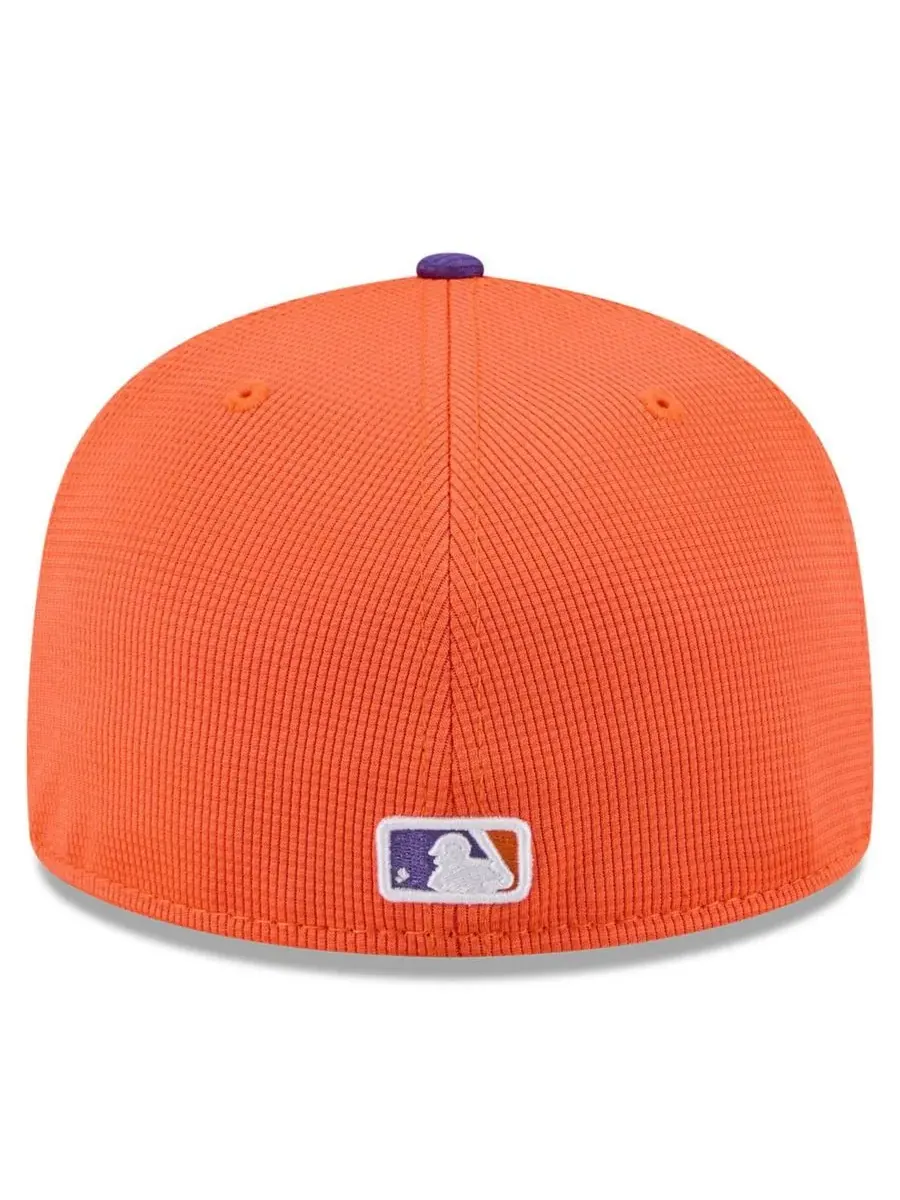 New Era Мужская оранжево-фиолетовая бейсболка San Francisco Giants 2025 City Connect Batting — изображение 3 из 4
