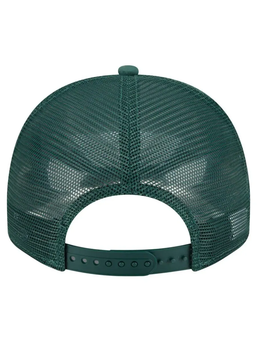 New Era Мужская бейсболка Milwaukee Bucks Vintage Team Rope A-Frame 9FIFTY Snapback цвета Hunter — изображение 4 из 4