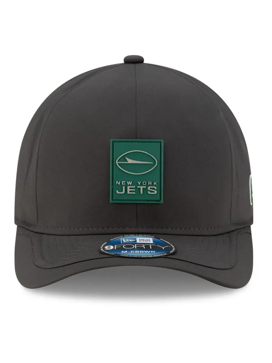 New Era Мужская кепка 9FORTY M-Crown с регулируемой высотой, угольного цвета, для холодной погоды — изображение 4 из 5