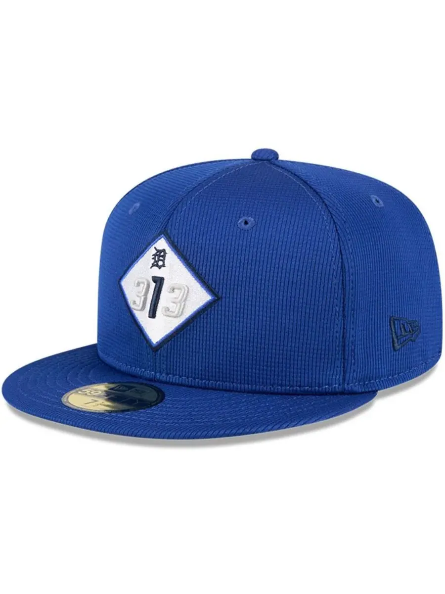 New Era Мужская синяя бейсболка Detroit Tigers City Connect Batting Practice 59FIFTY