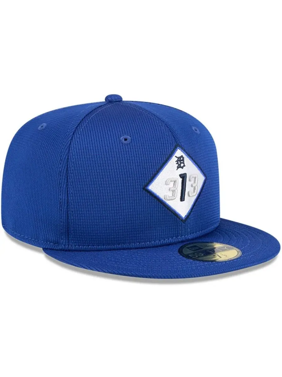 New Era Мужская синяя бейсболка Detroit Tigers City Connect Batting Practice 59FIFTY — изображение 3 из 4, синий