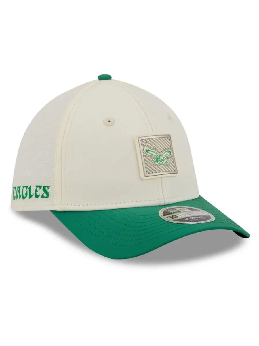 Бейсболка New Era Philadelphia Eagles 2026 NFL Training Camp 39THIRTY Flex Hat