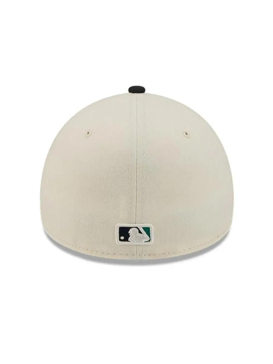 Кепка New Era Chrome A-Frame 59FORTY Fitted — изображение 5 из 5, кремовый темно-синий