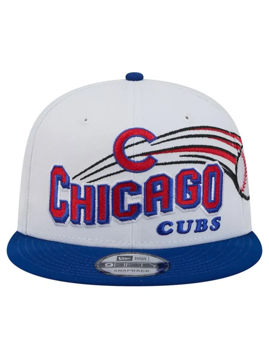 Бейсболка-снэпбэк New Era Chicago Cubs Retro Sweep 9FIFTY — изображение 2 из 7, белый