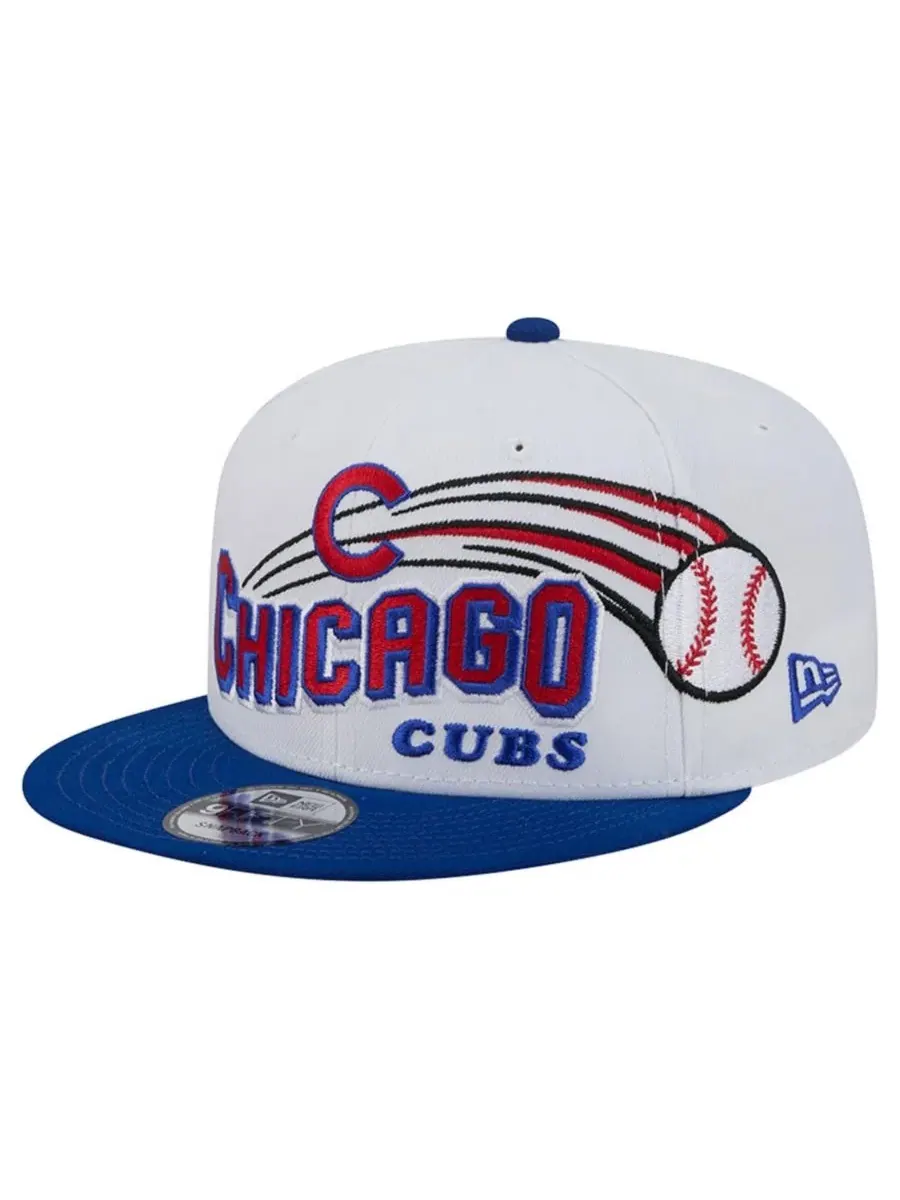 Бейсболка-снэпбэк New Era Chicago Cubs Retro Sweep 9FIFTY — изображение 3 из 7, белый
