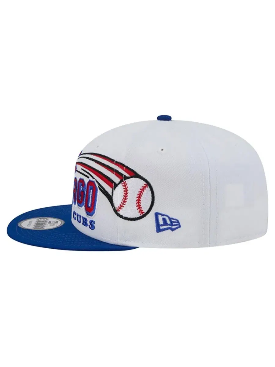 Бейсболка-снэпбэк New Era Chicago Cubs Retro Sweep 9FIFTY — изображение 6 из 7, белый