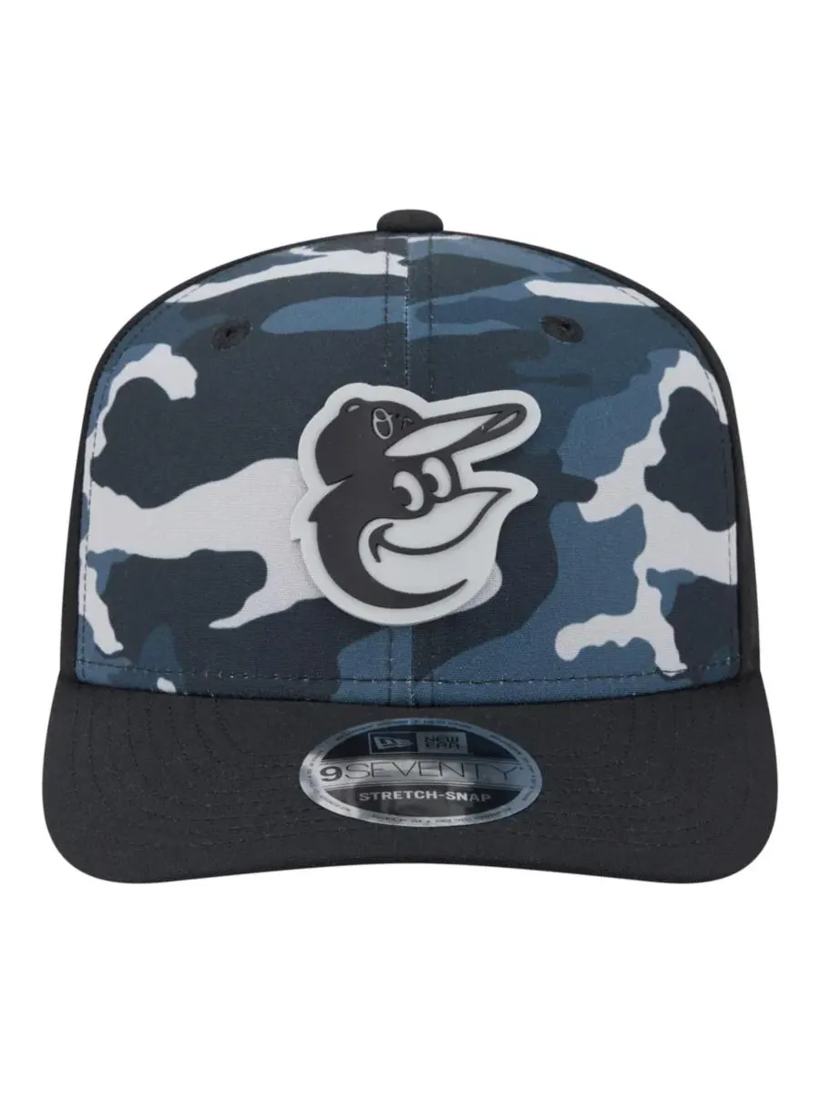 Кепка Baltimore Orioles Tonal Camo 9SEVENTY New Era — изображение 2 из 5, черный