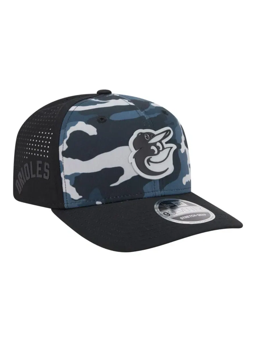 Кепка Baltimore Orioles Tonal Camo 9SEVENTY New Era — изображение 3 из 5, черный