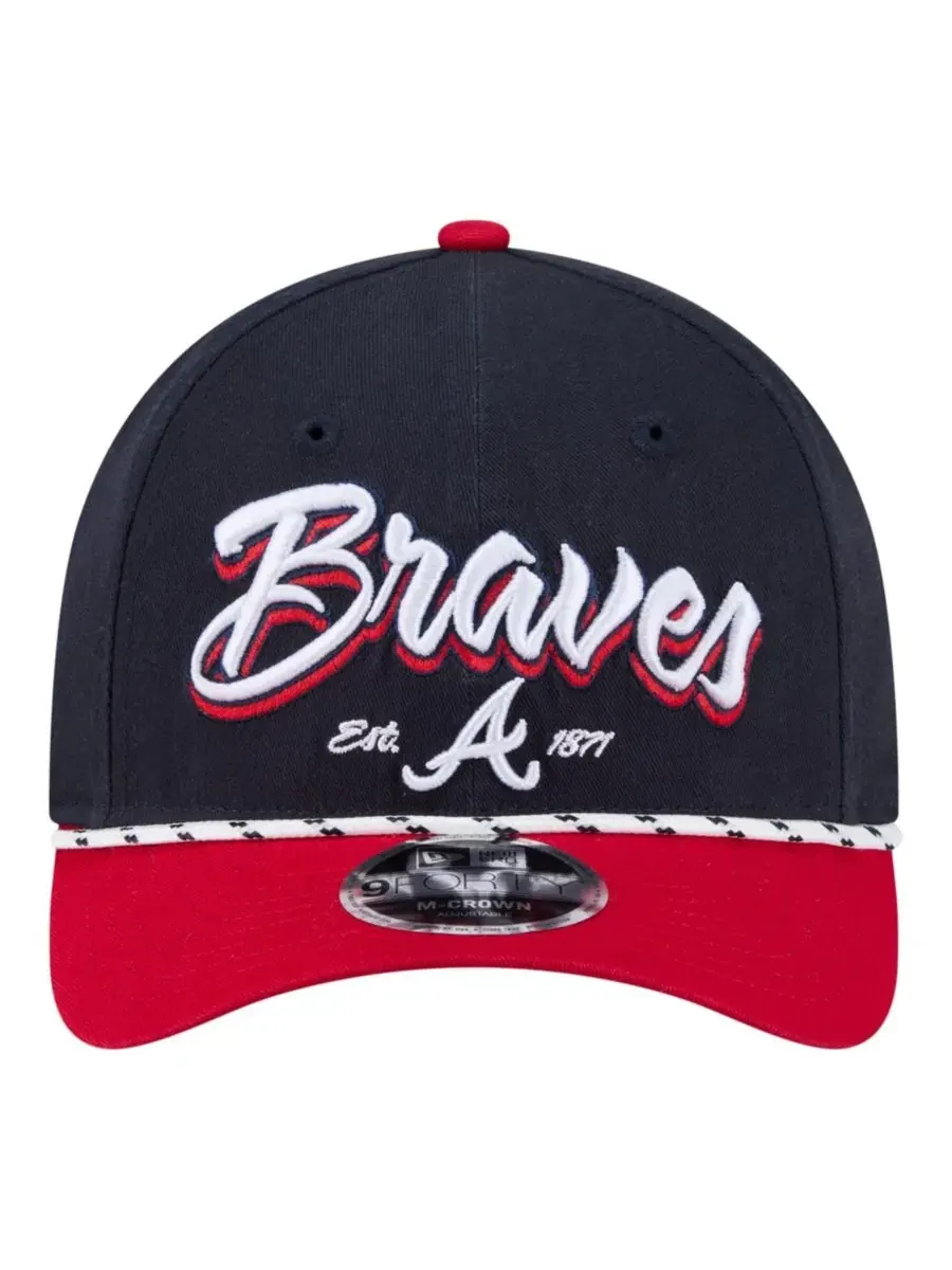 Кепка с изогнутым козырьком и вышивкой Atlanta Braves Team Loyal 9FORTY M-Crown New Era — изображение 2 из 7