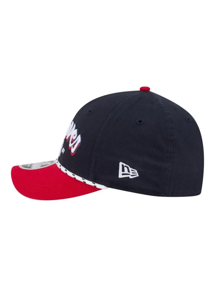 Кепка с изогнутым козырьком и вышивкой Atlanta Braves Team Loyal 9FORTY M-Crown New Era — изображение 6 из 7