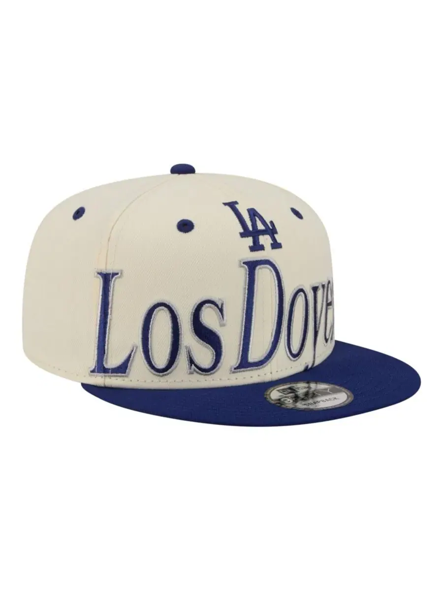Кепка с эмблемой Los Angeles Dodgers, Oversized Slogan 9FIFTY New Era