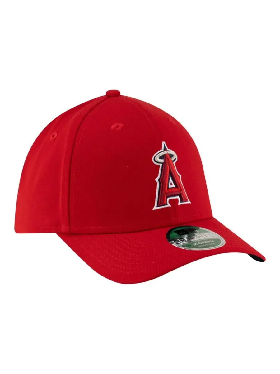 Бейсболка New Era с вышивкой Los Angeles Angels — изображение 2 из 5, красный