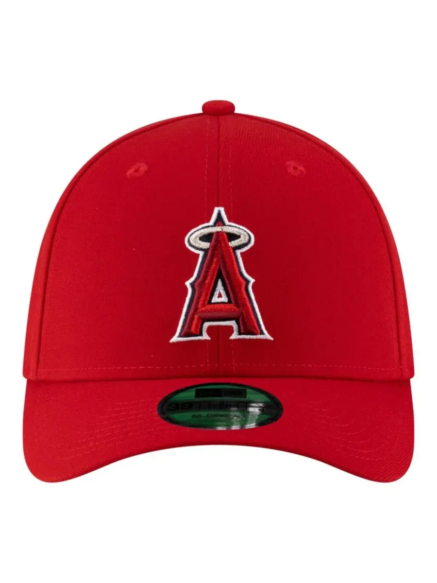 Бейсболка New Era с вышивкой Los Angeles Angels — изображение 4 из 5, красный