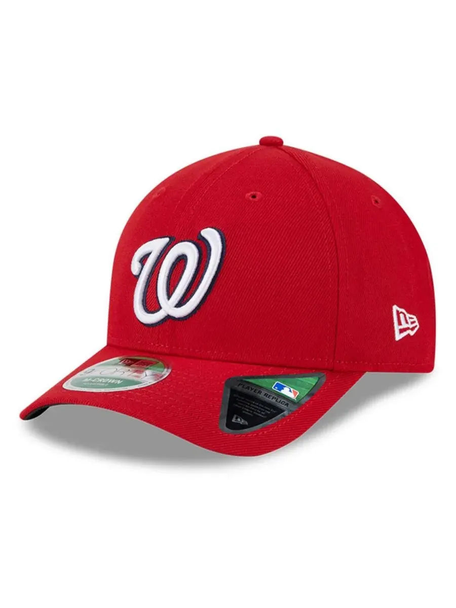 New Era Мужская красная бейсболка Washington Nationals Player Replica 9FORTY с регулируемым размером