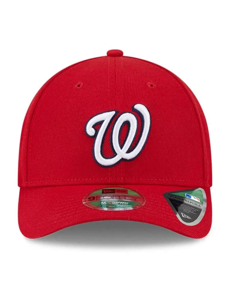 New Era Мужская красная бейсболка Washington Nationals Player Replica 9FORTY с регулируемым размером — изображение 4 из 5