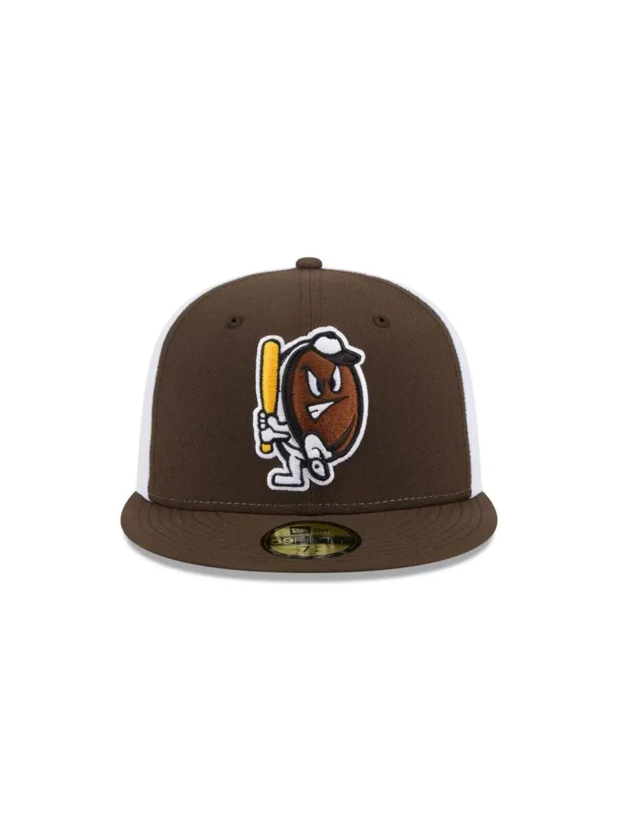 Бейсболка с высокой тульей и плоским козырьком Portland Sea Dogs Theme Nights 59FIFTY New Era — изображение 2 из 4