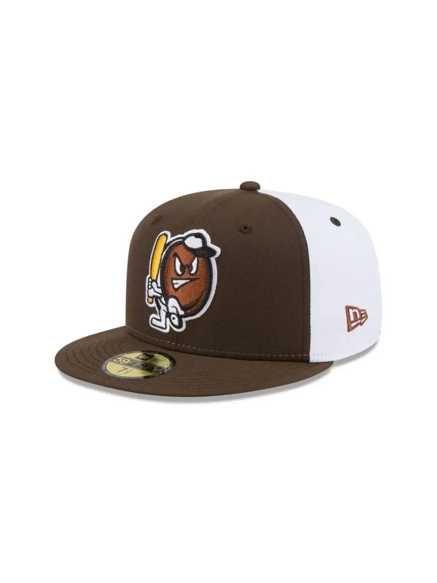 Бейсболка с высокой тульей и плоским козырьком Portland Sea Dogs Theme Nights 59FIFTY New Era — изображение 3 из 4