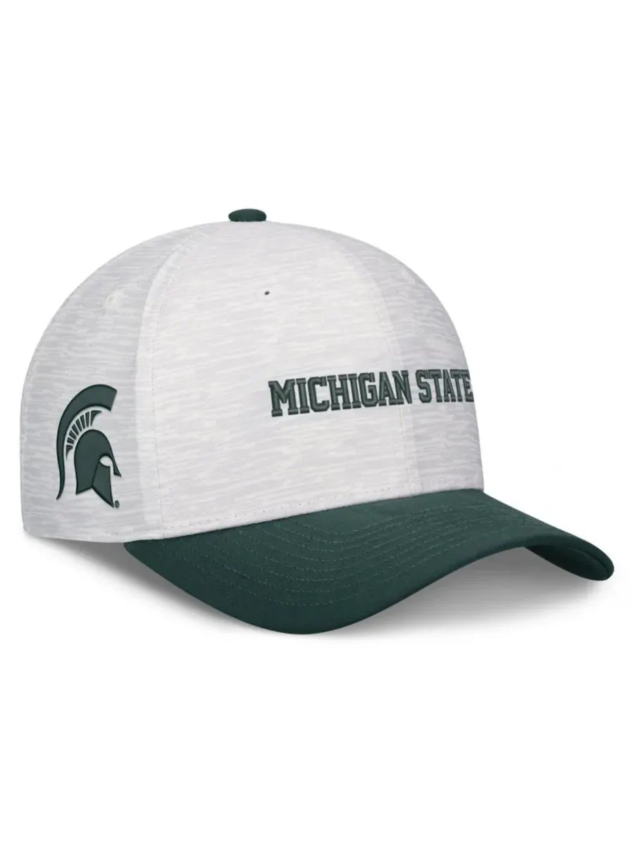 Кепка Nike Rise Primetime Michigan State Spartans — изображение 3 из 4, белый зеленый