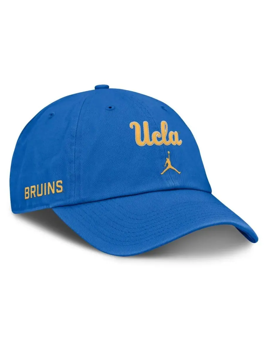Jordan Мужская синяя регулируемая кепка UCLA Bruins Primetime Club — изображение 3 из 4, синий