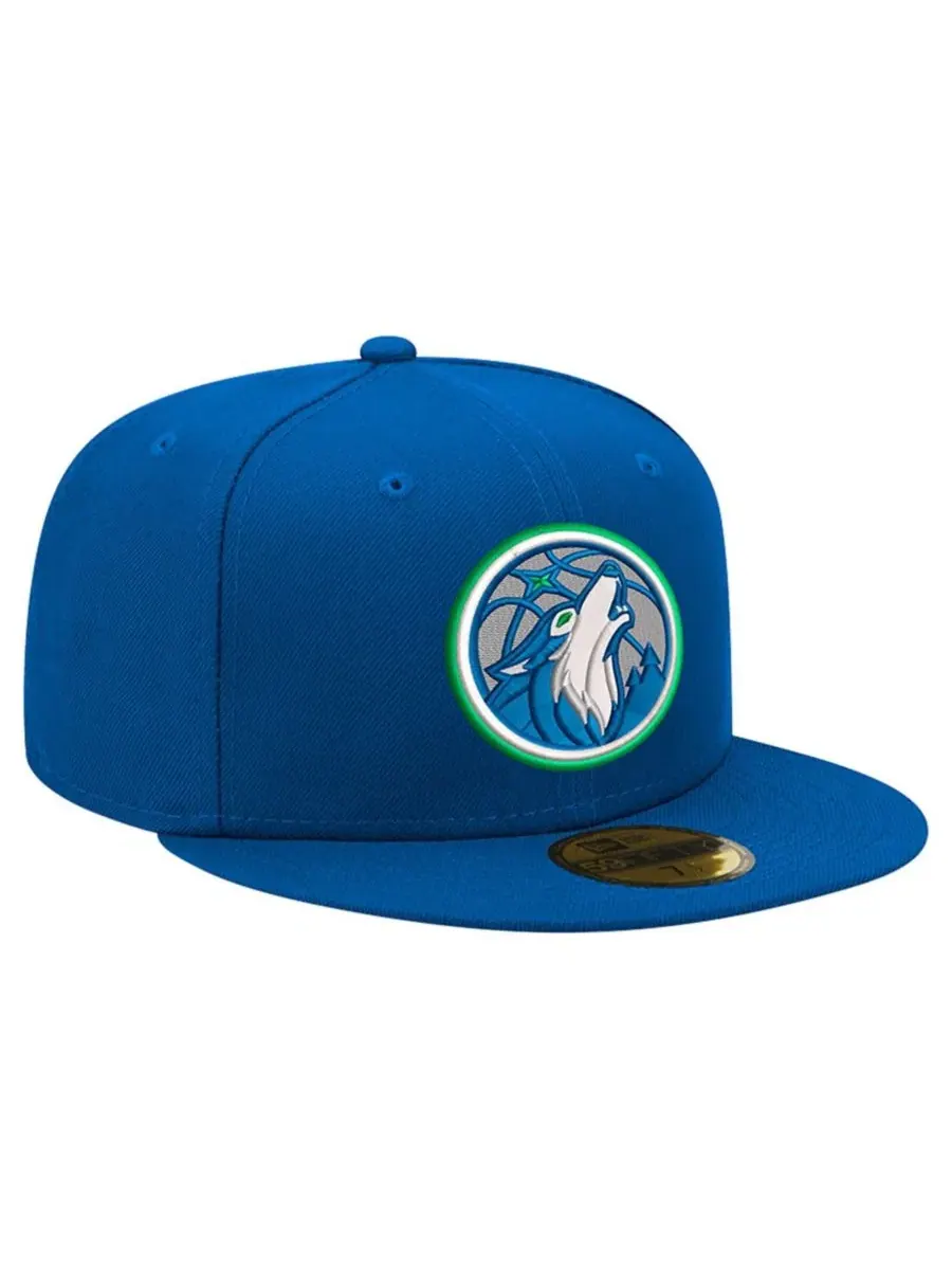 Кепка с высокой тульей Minnesota Timberwolves 59FIFTY New Era — изображение 2 из 4, синий