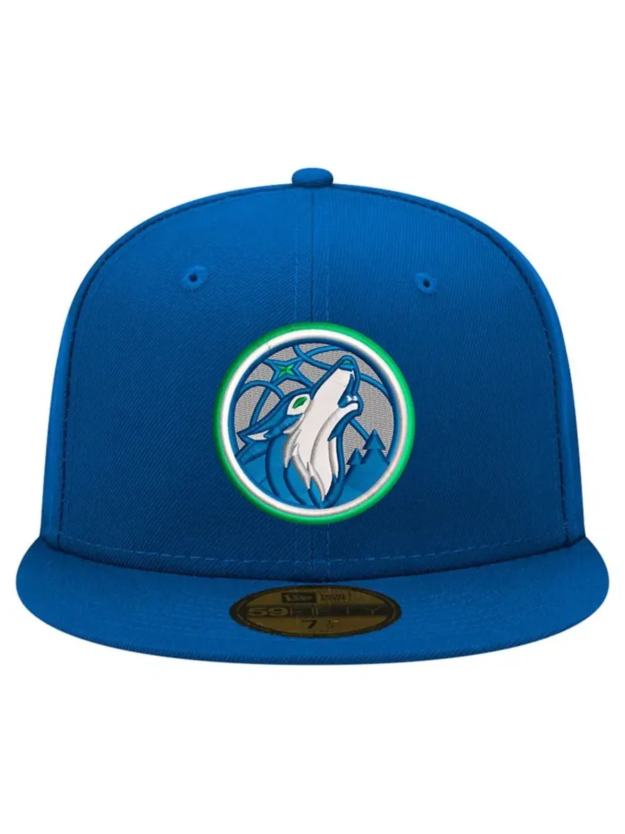 Кепка с высокой тульей Minnesota Timberwolves 59FIFTY New Era — изображение 3 из 4, синий