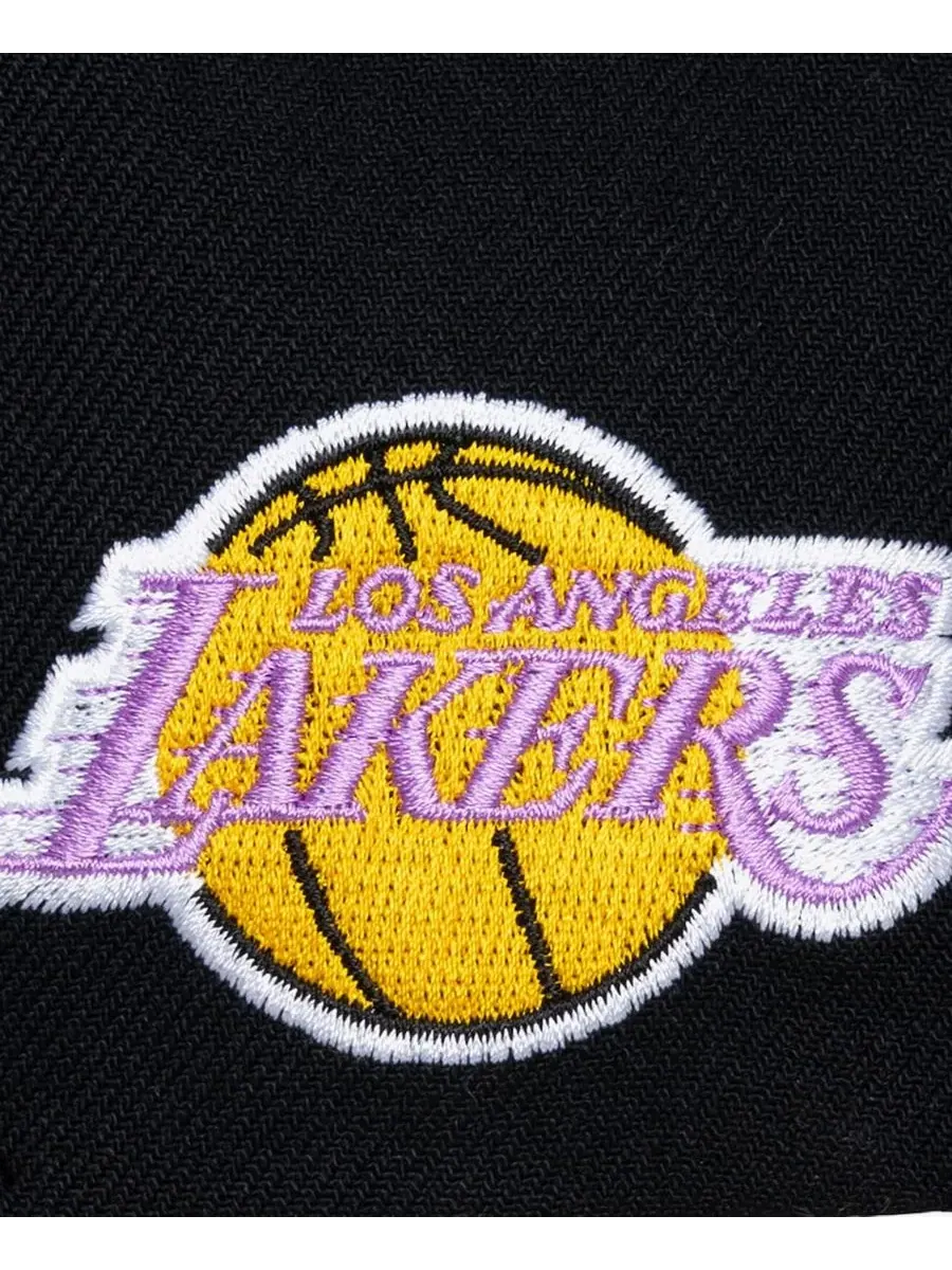 Кепка-снэпбек с вышивкой Old School Stacked Text Mitchell & Ness — изображение 2 из 4, черный