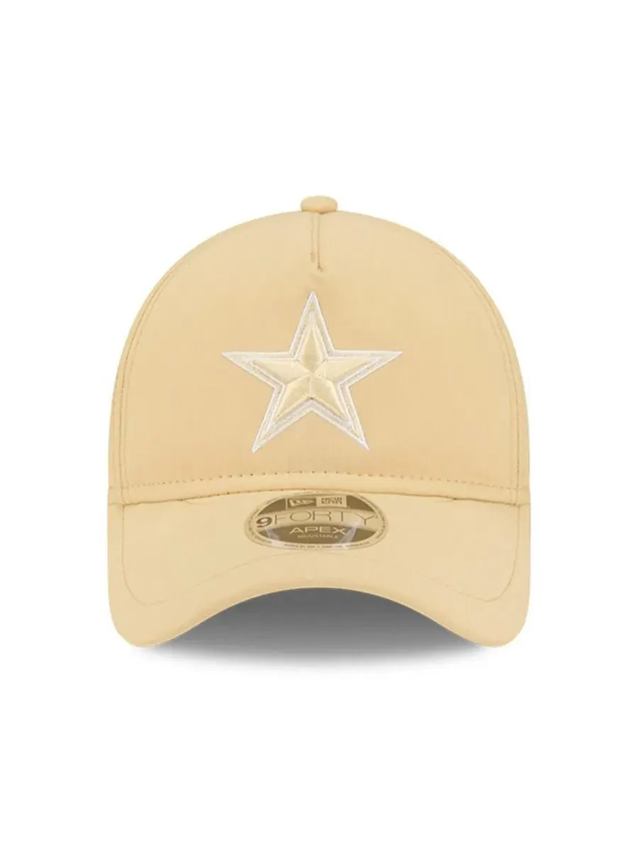 Кепка с вышитым логотипом Dallas Cowboys New Era — изображение 2 из 5, бежевый