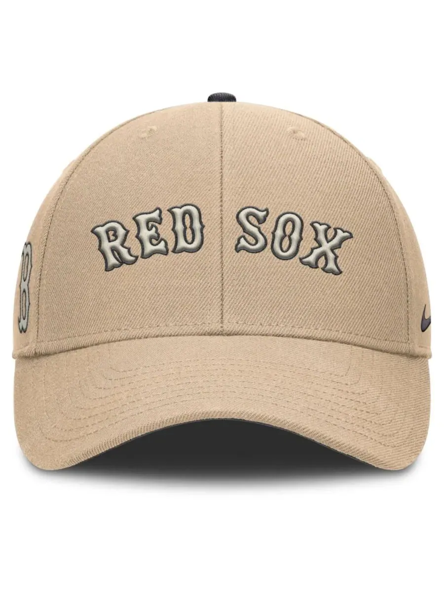Кепка Nike с вышивкой Boston Red Sox Rise — изображение 2 из 5, хаки
