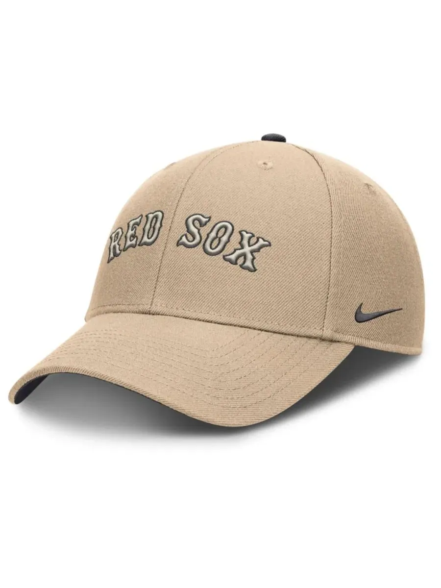 Кепка Nike с вышивкой Boston Red Sox Rise — изображение 3 из 5, хаки