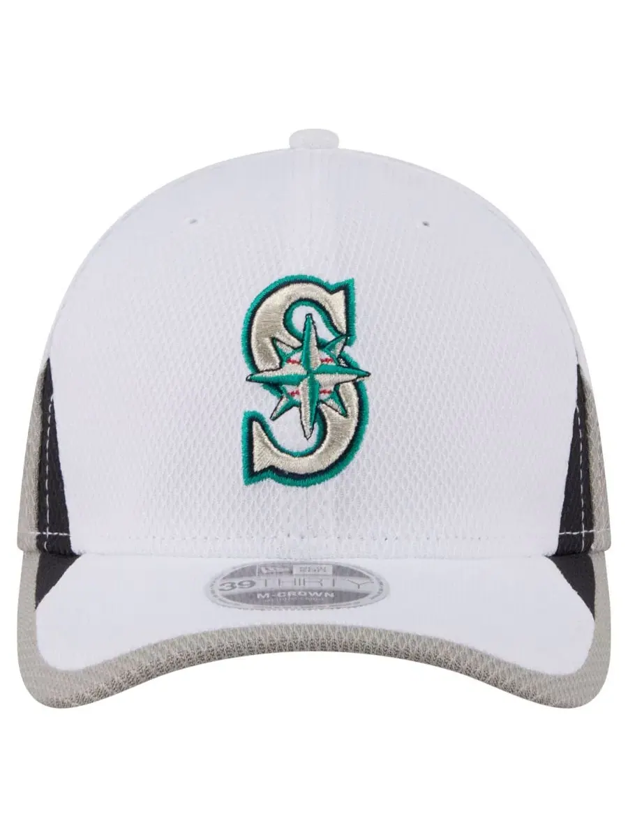 Бейсболка New Era 39THIRTY Seattle Mariners — изображение 2 из 5, белый