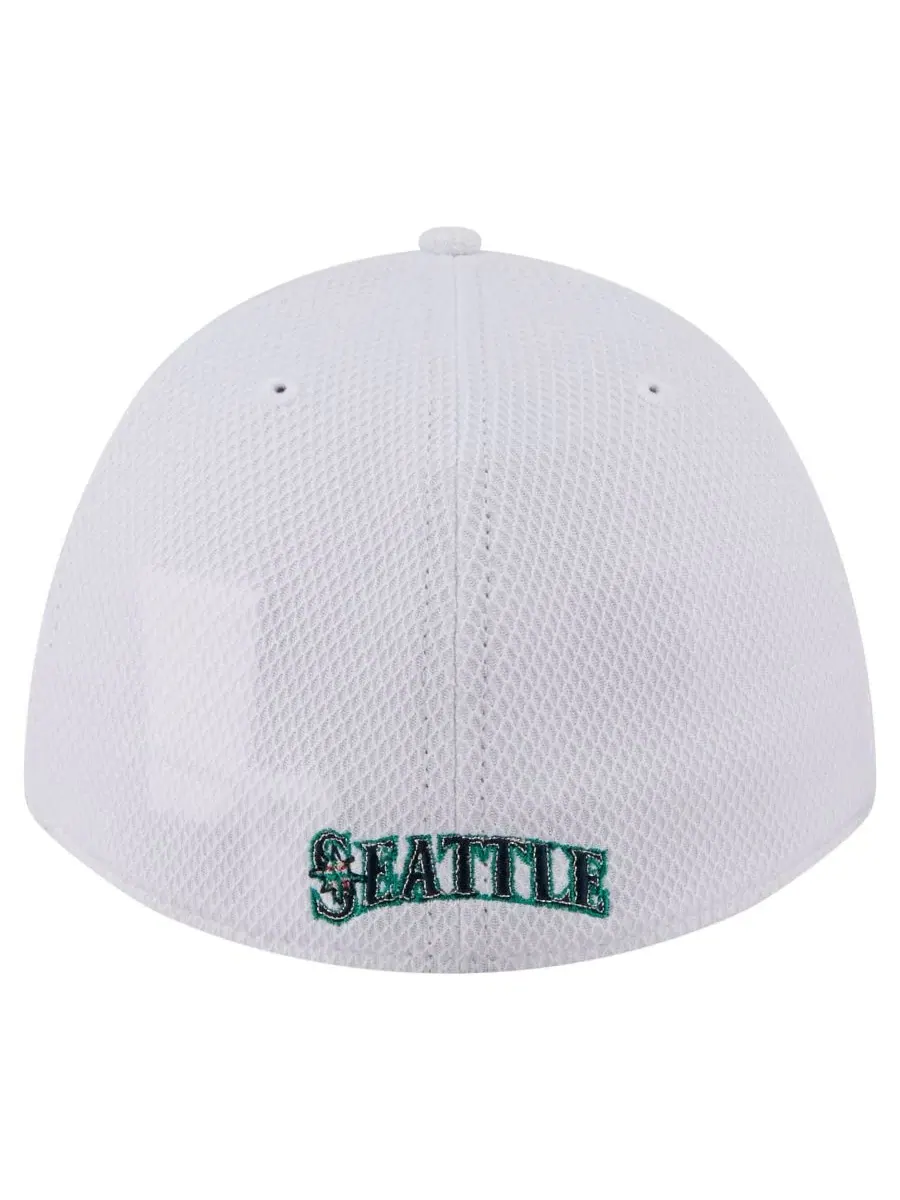 Бейсболка New Era 39THIRTY Seattle Mariners — изображение 4 из 5, белый
