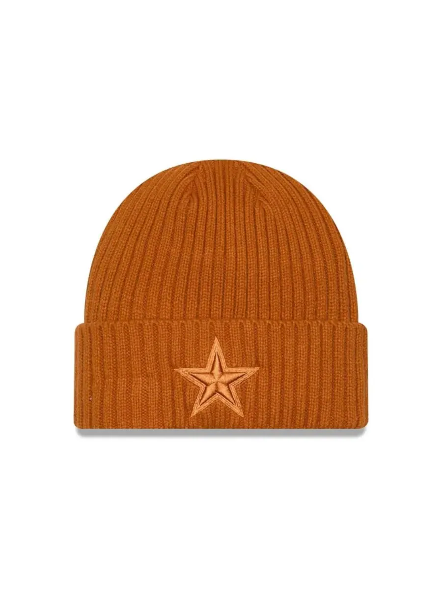 Вязаная шапка с отворотом New Era
