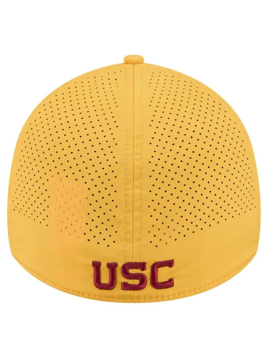 Мужская золотистая кепка USC Trojans Rope 39THIRTY Flex Hat New Era — изображение 3 из 4, золото