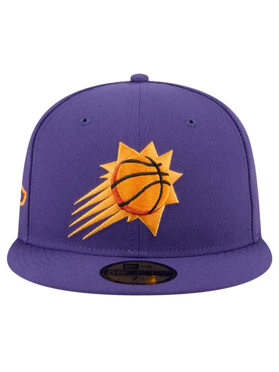 New Era Мужская фиолетовая бейсболка Phoenix Suns Throwback Pennant 59FIFTY Fitted Hat — изображение 5 из 5, фиолетовый