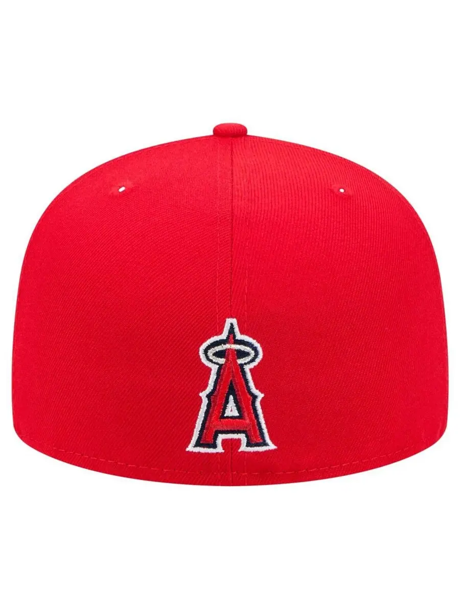 New Era Мужская красная бейсболка Los Angeles Angels Ransom 59FIFTY — изображение 3 из 5, красный