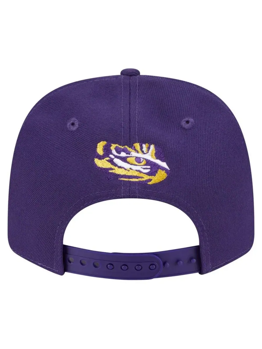 New Era Мужская фиолетовая кепка LSU Tigers Team Collective 9SEVENTY с регулируемой — изображение 2 из 5, фиолетовый